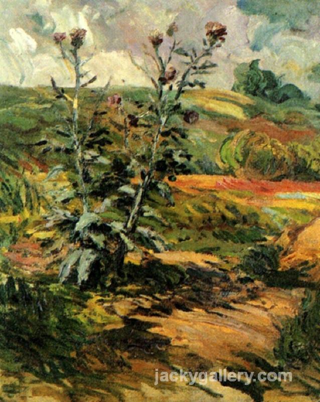 Two Thistles, Van Gogh painting